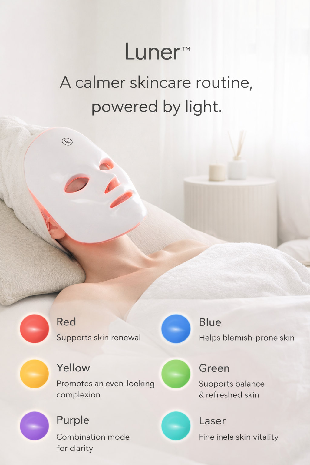 Luner LED Mask